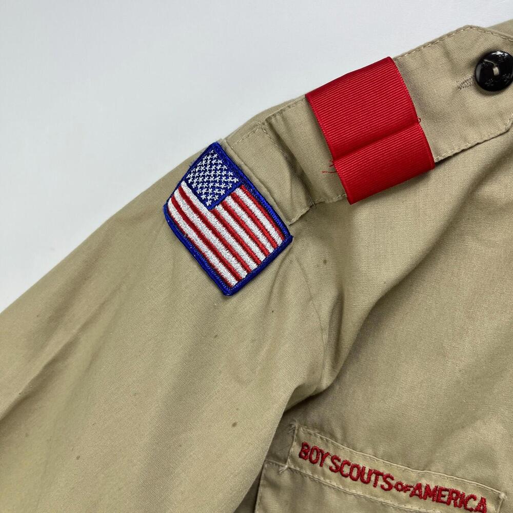 Vintage 80s Boy Scouts of America Shirt Youth XL - Picture 5 of 15